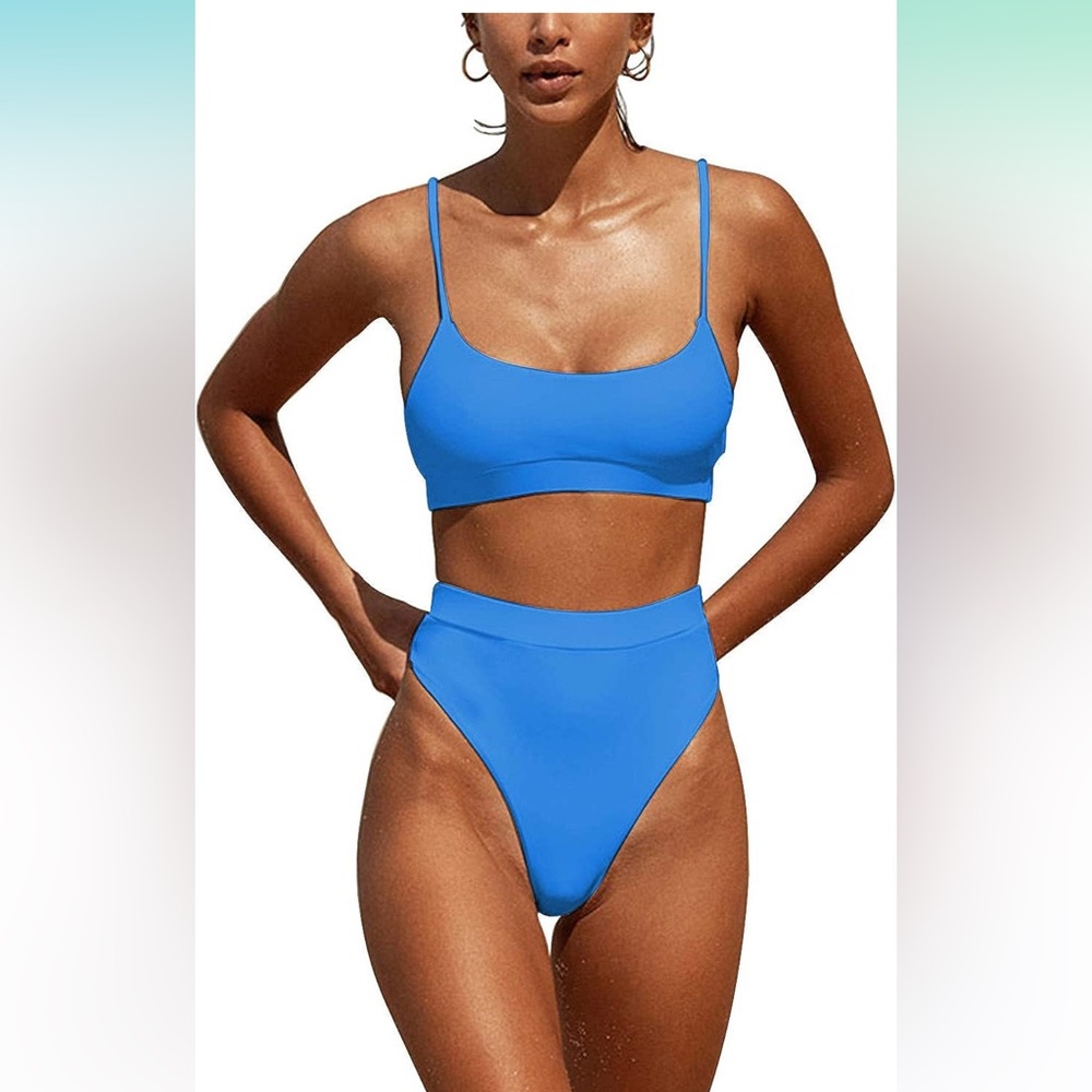 Brand New High Waisted Bikini Set - M